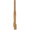 Ekena Millwork Kennewick Rough Sawn Timber Gable Bracket, Western Red Cedar, 60"W x 38"H x 2"D x 6"F, 15/12 Pitch GBW060X38X0206KEN00RWR - alternate 5